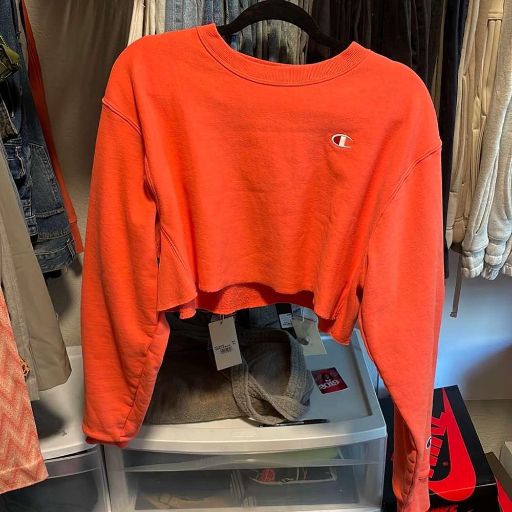 Champion cropped sweater